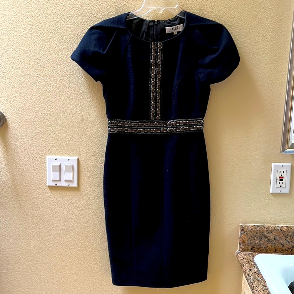 Tibi cocktail dress with beaded detail